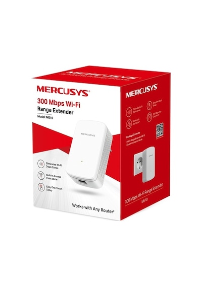 Mercusys ME10 300 Mbps Wi-Fi Range Extender Menzil Genişletici
