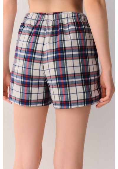 Suwen Pillow Check Ekoseli Şort Sh274006031046 Ekose