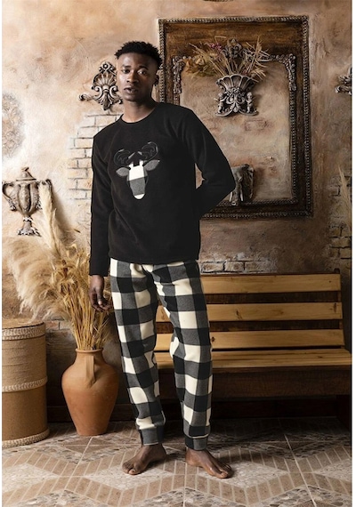 Sude Erkek Kışlık Polar Pijama Takımı K100/13 - 1 Adet 001