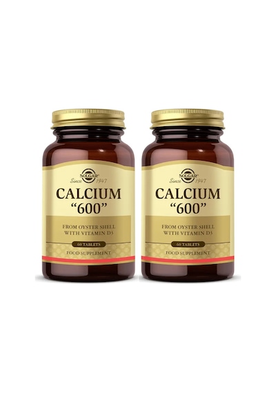 Solgar Calcium Oyster Shell Vitamin 600 MG 2 x 60 Tablet