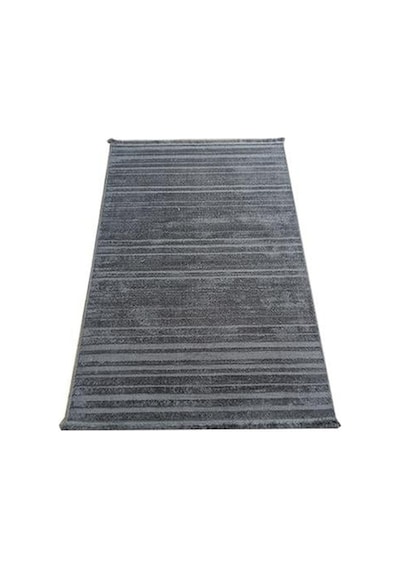 Çam Halı Eyfel 3104 Antrasit Romans Halı Modern Desenli Makine Halısı