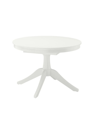 Ikea Beyaz Modern Yemek Masası - Yuvarlak Yemek Masası