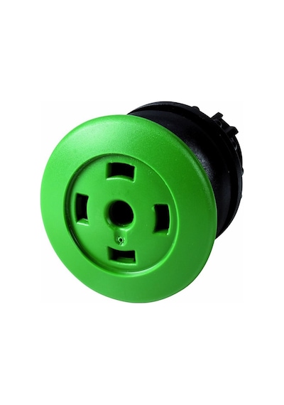 Eaton M22s-drp-g-x Mushroom,w/o Label,stay-put,green