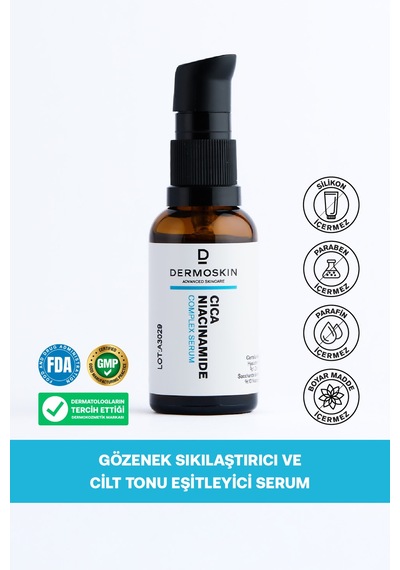 Gözenek Sıkılaştırıcı Ve Cilt Tonu Eşitliği Cilt Yağ Dengeleyici Niacinamide Kompleks Serum 30ml