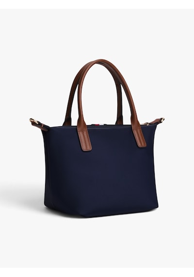 Tommy Hilfiger Popette Mını Tote Corp Kadın Mavi Çanta - Aw0aw19025