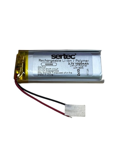Tedar Sertec 102050 3.7v 1000mah Li-polymer Pil Devreli/1.5a Najmaddin