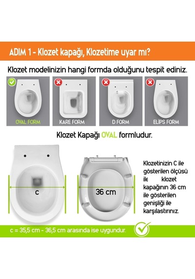 Amortisörlü Yavaş Kapanan Klozet Kapağı Diğer