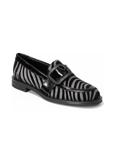 Zebra Oxford Klasik Kadın 90e5 Frau Velvettecfloc Çok Renkli