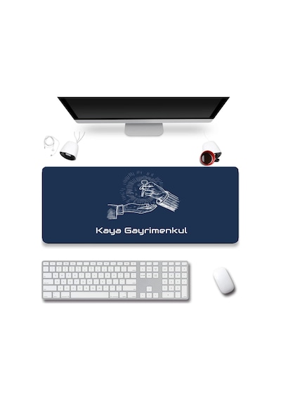 Sonictouch Ultragrand İsme Kişiye Firmaya Özel Emlakçı Gayrimenkul Ofisi Lacivert Xxl Klavye Mouse P Mousepad