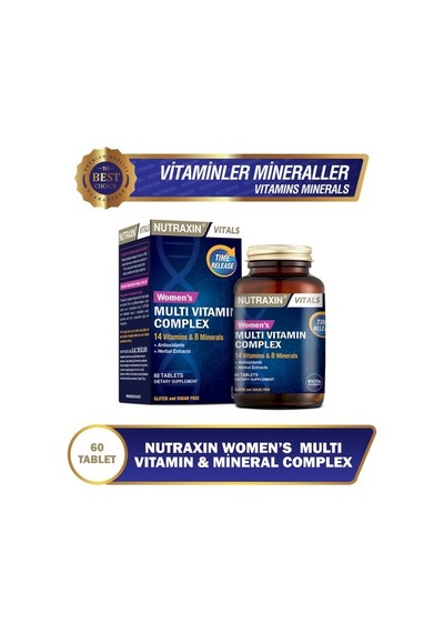 Nutraxin Multivitamin Kadın 60 Tablet