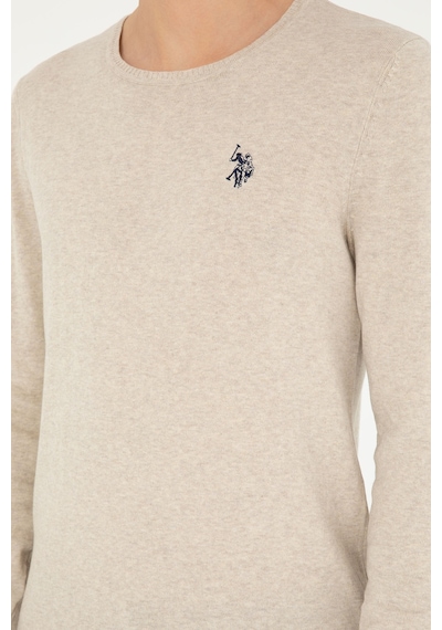 U.s. Polo Assn. Erkek Taş Melanj Kazak /triko 50293505-vr225 Tas Melanj