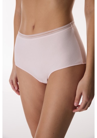 Penti Açık Pembe Easy Pamuklu Trim Yüksek Bel Slip Külot