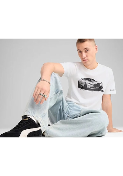 Puma Bmw Mms Ess Graphic Tee Erkek Günlük Tişört 63063302 Renkli Renkli