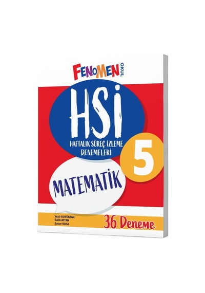 Fenomen Okul 2027 5. Sınıf Matematik Haftalık Süreç İzleme Denemeleri 36 Adet Maarif Model