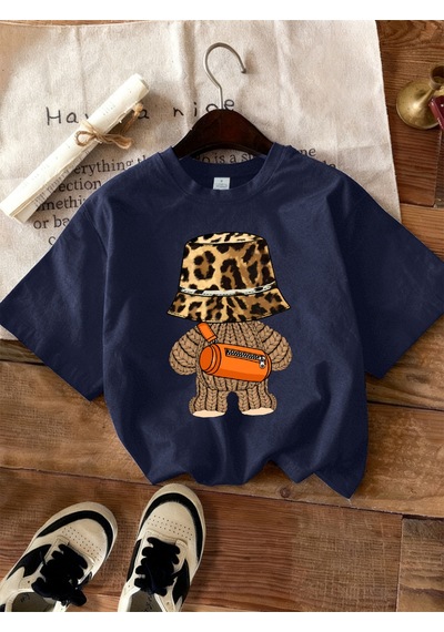 Noıssey Urban Pop Graphic Kadın Tişört Koleksiyonukod 5490 Lacivert