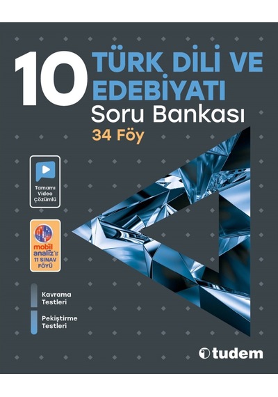 10. Sınıf Türk Dili Ve Edebiyatı Soru Bankası -  Tudem Yayınları