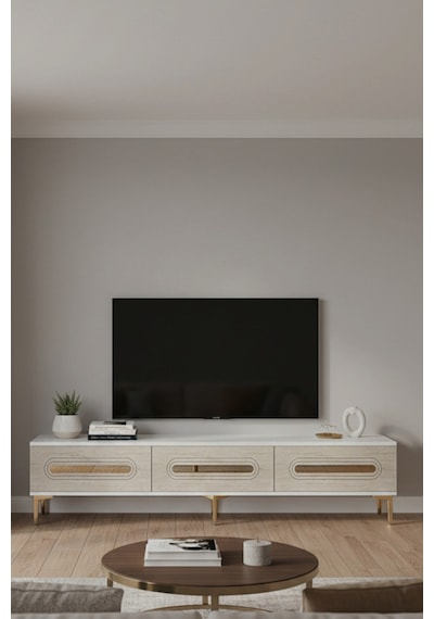Tsa1806btg Rany Tv Sehpası Beyaz-traverten-gold 180cm Beyaz - Traverten - Altın Tsa1806btg Rany Tv Sehpası Beyaz-traverten-gold 180cm Beyaz - Traverten - Altın