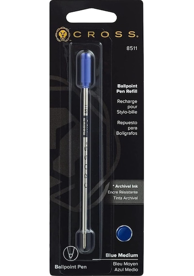 Cross 8511d C1 Slim Tükenmez Refil Mavi Medium Uç Çok Renkli