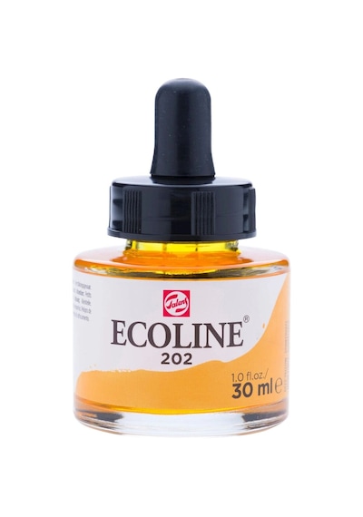 Talens Ecoline Sıvı Suluboya 30 Ml. 202 Deep Yellow Çok Renkli