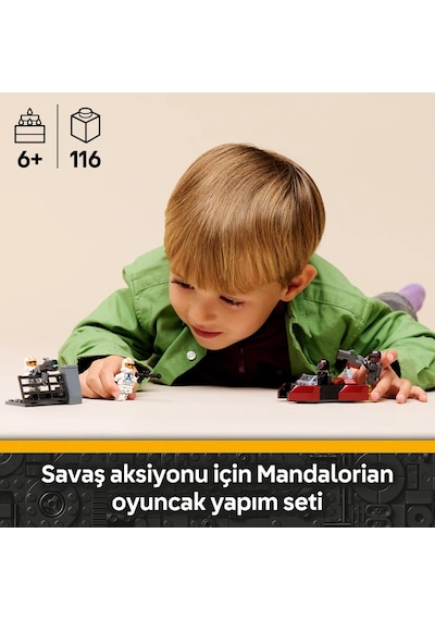LEGO® Star Wars™ Mandalore Kuşatması Savaş Paketi 75449 - 6 Yaş ve Üzeri Çocuklar için Yaratıcı Oyuncak Yapım Seti (116 Parça)