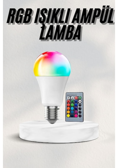 Gld-spt- Akıllı Rgb Led Ampul Led Uzaktan Kumandalı Renk Değiştiren Ampul Diğer
