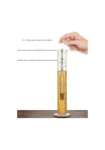 Hidrometre 0.980-1.1160 Şarap Bira Brix Oranı Ölçüm Thr275