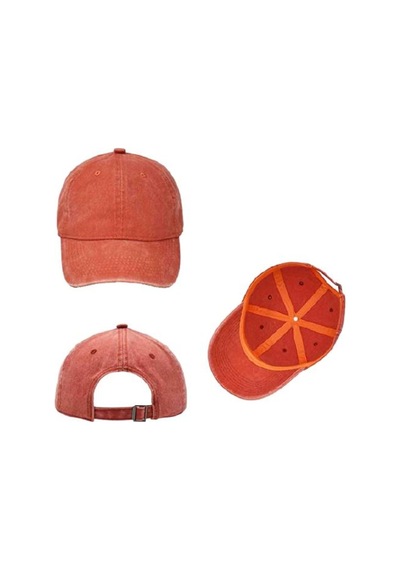 Perlotus Beyzbol Şapkası %100 Pamuk Düz Eskitme - Yeni Sezon Unisex (543066071)