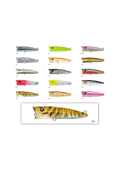 Zipbaits Popper 68mm Su Üstü Poping 8.3gr Maket Balık