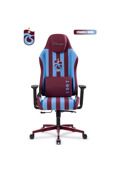 Fanchair X Trabzonspor Çubuklu Lisanslı Oyuncu Koltuğu-47 Bordo
