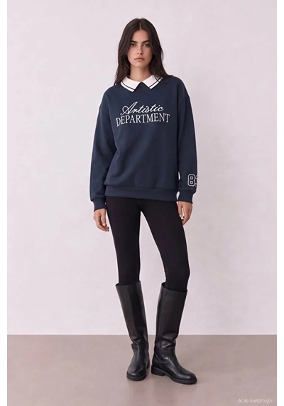 Quzu 27kswt02528 Sweatshirt Lacivert