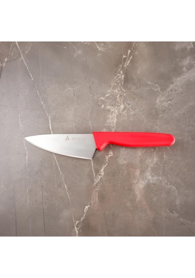 Aryıldız Daily Mini Şef Bıçağı Kırmızı 23 Cm