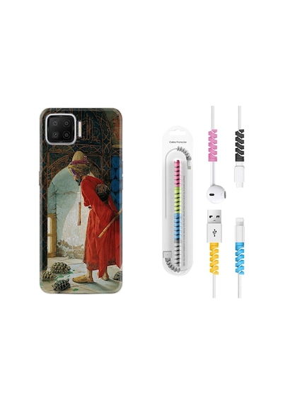 Oppo A73 Kılıf Kablo Koruyuculu Moons 1355