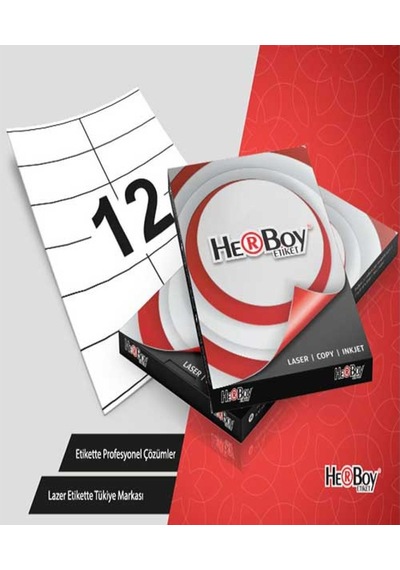 Herboy Etiket-laser 105x46 Mm Beyazz H-b 1512