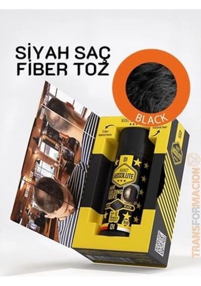 Mey İthalat Saç Dolgunlaştırıcı Fiber Topik Toz Siyah 50 Gram 721496