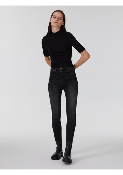Natalie Skinny Fit Kadın Pantolon Monica Wash