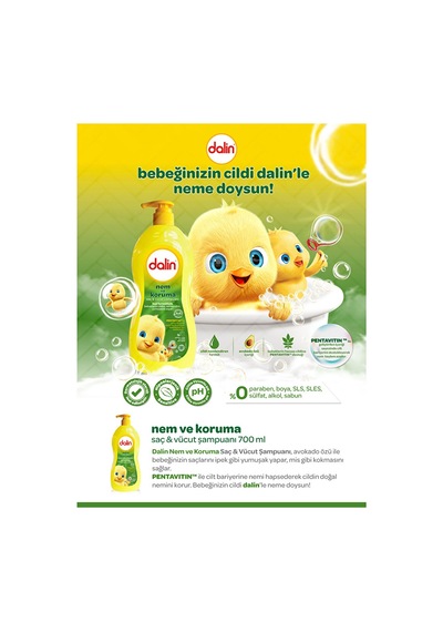 Nem & Koruma Saç Ve Vücut Şampuanı 700 Ml 5 Adet