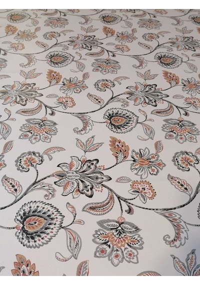 Elyaflı Pvc Muşamba - Desenli Silinebilir Masa Örtüsü 01fnt11961 Kahve