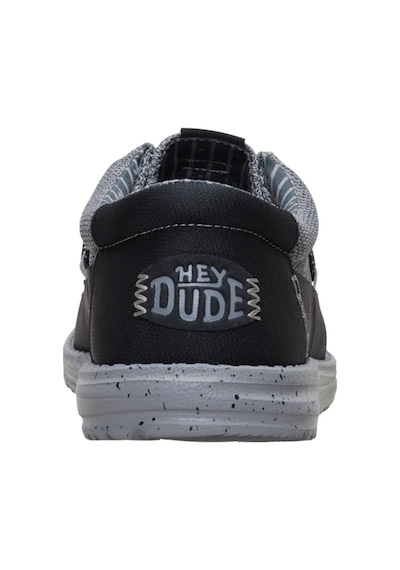 Hey Dude Wally Cru Stretch Canvas Erkek Terlik Gri