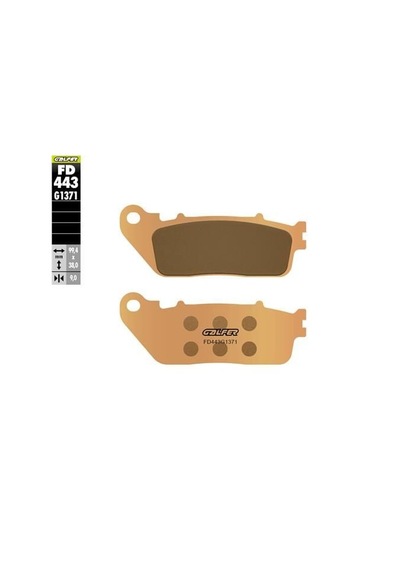 Honda Vfr 800 X Crossrunner Arka Fren Balatası 2011-2014 Galfer Sinter Metal