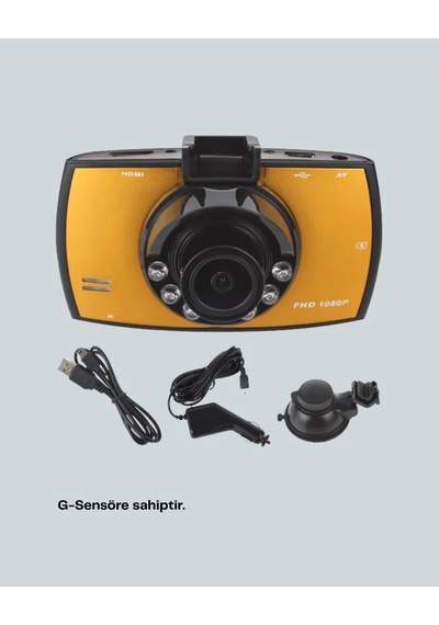 Hd Araç Kamerası 2. 7 İnç Ekran G Sensor Destekli 20005118