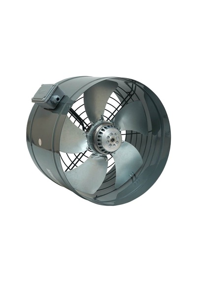 Ayas 35,5 Cm Çap Yba-355-2k-m 2750 D/d 220/230 Volt Monofaze Yuvarlak Kanal Tipi Aksiyel Fan