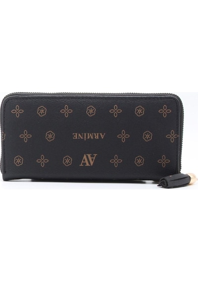 Armine C 07 Kadin Portföy Çanta ARMİNE-C07-R11294 Siyah Baskılı