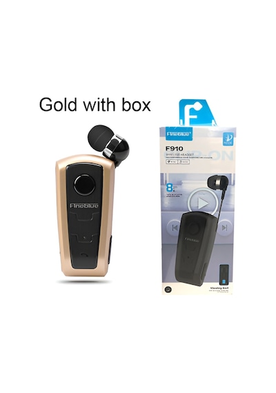 F910 Bluetooth Kulak İçi Titreşimli Tws Kablosuz Kulaklık Altın