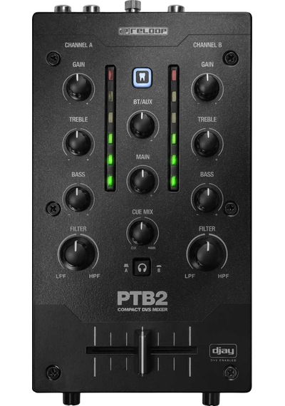 Ptb2 Mobil 2+1 Channel Dj Mixer W/dvs & Bluetooth