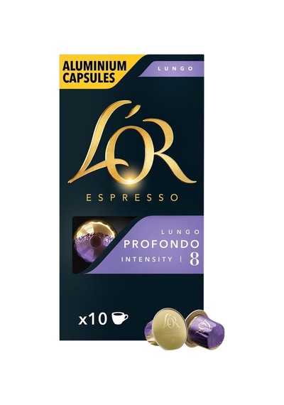 L'or Profondo Kapsül Kahve 10'lu 5,2g - Yoğun Aromalı Espresso 4'li Avantaj Paketi - 4 Adet Tarı