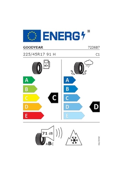 Goodyear 225/45 R17 91H Fp Wıntercommand Kış Lastiği 2025