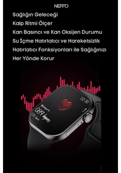 Watch 10 Pro Plus 2 Gb Hafızalı Android Ve Ios Uyumlu Beyaz Akıllı Saat
