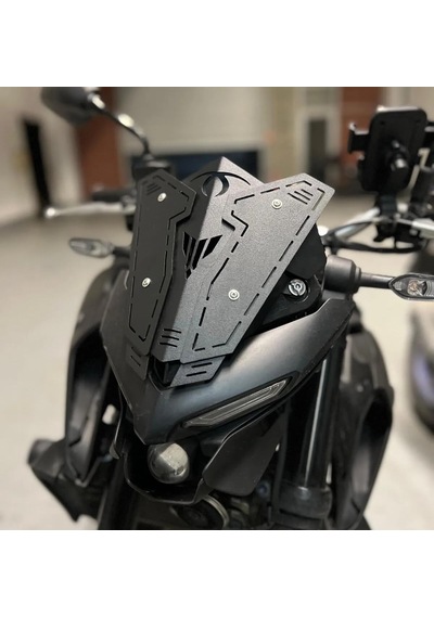 Yamaha Mt-25 2020-2024 Modeller İçin Spor Ön Cam Metal