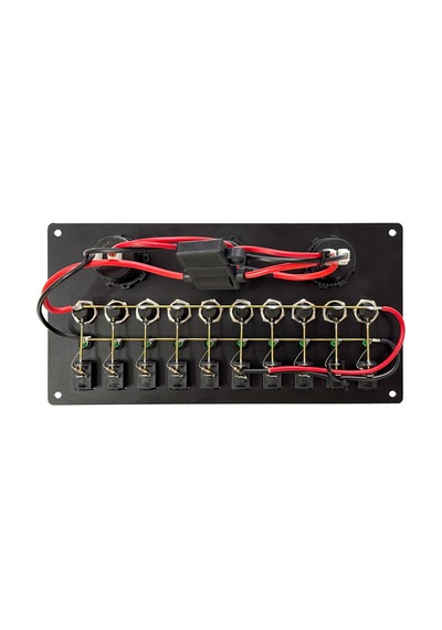 Goldsea Switch Panel 10 Anahtar 12/24V Sigorta Paneli