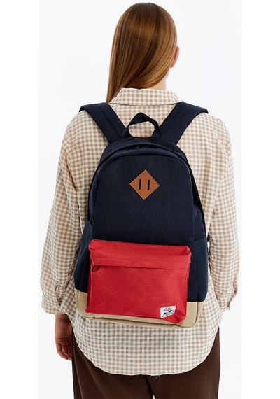 Freecamp Daypack Limited Sırt Çantası-lacivert-kırmızı Siyah - Kırmızı